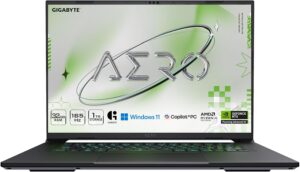 جيجابايت ايرو X16؛ كوبيلوت + كمبيوتر - 165Hz 2560x1600 WQXGA - انفيديا جيفورس RTX 5070 - AMD رايزن AI 9 HX 370-1TB SSD مع 32GB DDR5 RAM - ويندوز 11 هوم - ابيض قمري ايرو X16 2WHA3USC64DH