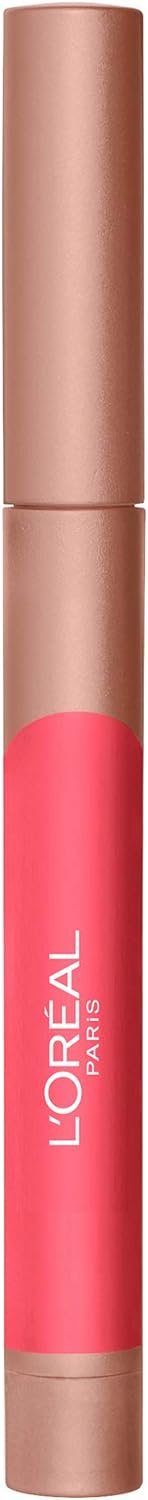 قلم أحمر شفاه انفاليبل غير لامع من لوريال باريس، بلون هوت أبريكوت (قد تختلف التعبئة)