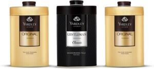 تالك زهري متنوع للرجال من ياردلي لندن؛ بمقاس 3×150 غرام- عبوة واحدة