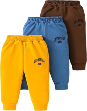 بيجامة للأولاد من كيوتيكراز | سروال | سروال رياضي | بيجامة قطن فاخر بأساور مضلعة