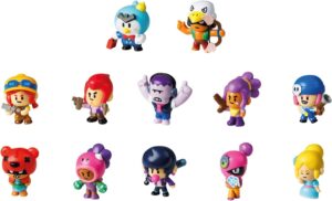 مجموعة مجسمات شخصيات براول ستارز القابلة للتجميع، تباع بشكل منفصل، مرخصة رسميا - تماثيل، لوازم الحفلات، هدية للاعبي الفيديو، لعبة العرض، اللعب التظاهري