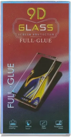 شاشة حماية من الزجاج المقوى 9D شفافة لهاتف سامسونج جالاكسي A54 5G [عبوة من قطعتين]