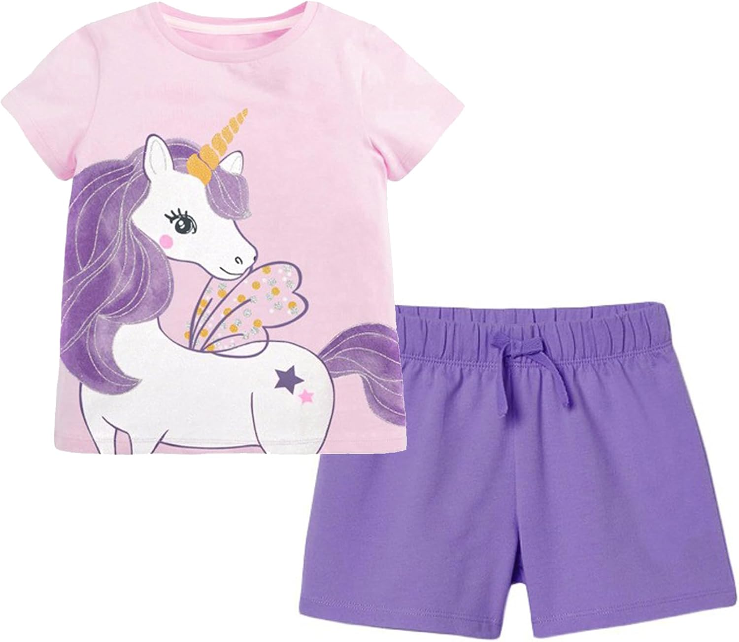 طقم ملابس صيفية قصيرة للبنات من تي سي دبليو دبليو بي بي، طقم ملابس قصيرة الاكمام من القطن، تي شيرت وفساتين وشورت بقبة دائرية بدون طوق للاطفال الصغار بعمر 1-7 سنوات 8 طقم ملابس صيفية قصيرة للبنات من تي سي دبليو دبليو بي بي، طقم ملابس قصيرة الاكمام من القطن، تي شيرت وفساتين وشورت بقبة دائرية بدون طوق للاطفال الصغار بعمر 1-7 سنوات