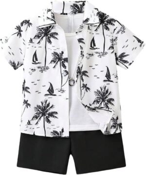 طقم ملابس للاولاد من كيوتيكراز || طقم قميص وشورت