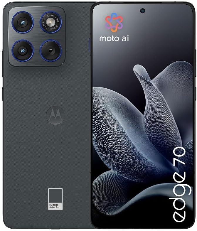 جوال موتورولا ايدج 70 5G بذاكرة 12+12 جيجابايت RAM بوست، وتخزين 512 جيجابايت بكاميرا بتثبيت بصري OIS وتصنيف مقاومة IP68/IP69 ومعالج سناب دراجون 7 الجيل 4، وشاشة pOLED مقاس 6.7 بوصة 120 هرتز (رمادي) 9 جوال موتورولا ايدج 70 5G بذاكرة 12+12 جيجابايت RAM بوست، وتخزين 512 جيجابايت بكاميرا بتثبيت بصري OIS وتصنيف مقاومة IP68/IP69 ومعالج سناب دراجون 7 الجيل 4، وشاشة pOLED مقاس 6.7 بوصة 120 هرتز (رمادي)