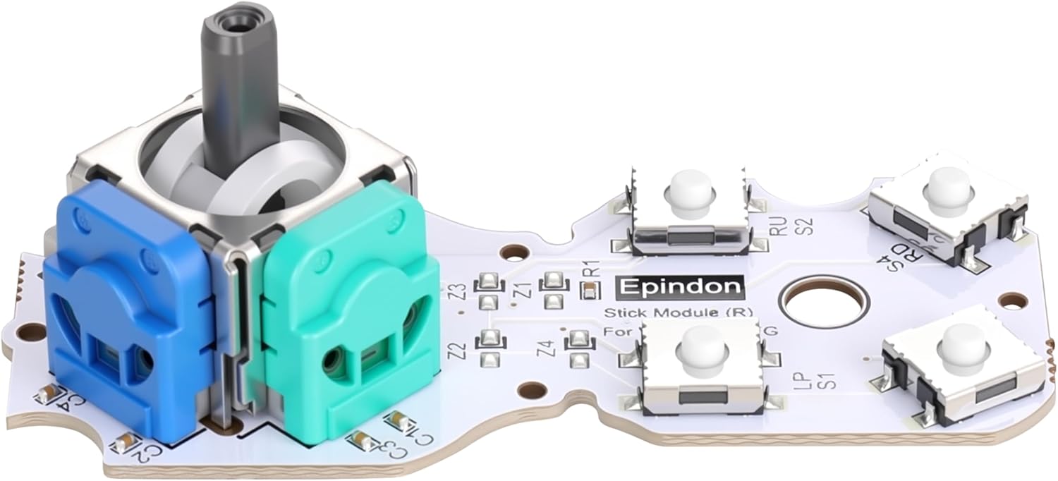 Epindon Hall Effect Stick Module with Tactile Switch for Victrix Pro BFG Wireless Controllers (Both PS5 and Xbox Version) Conductive Rubber is NOT Required Right Stick - Light Tension 50G