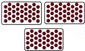 مجموعة ملصقات بيندي الفاخرة من اكسسورايز كينجدوم | بينديس للنساء والفتيات | قابلة لاعادة الاستخدام وصديقة للبشرة | للارتداء اليومي والاحتفالي | بيندي لجميع المناسبات | عبوة من 3 قطع | (نبيتي AK2، 6