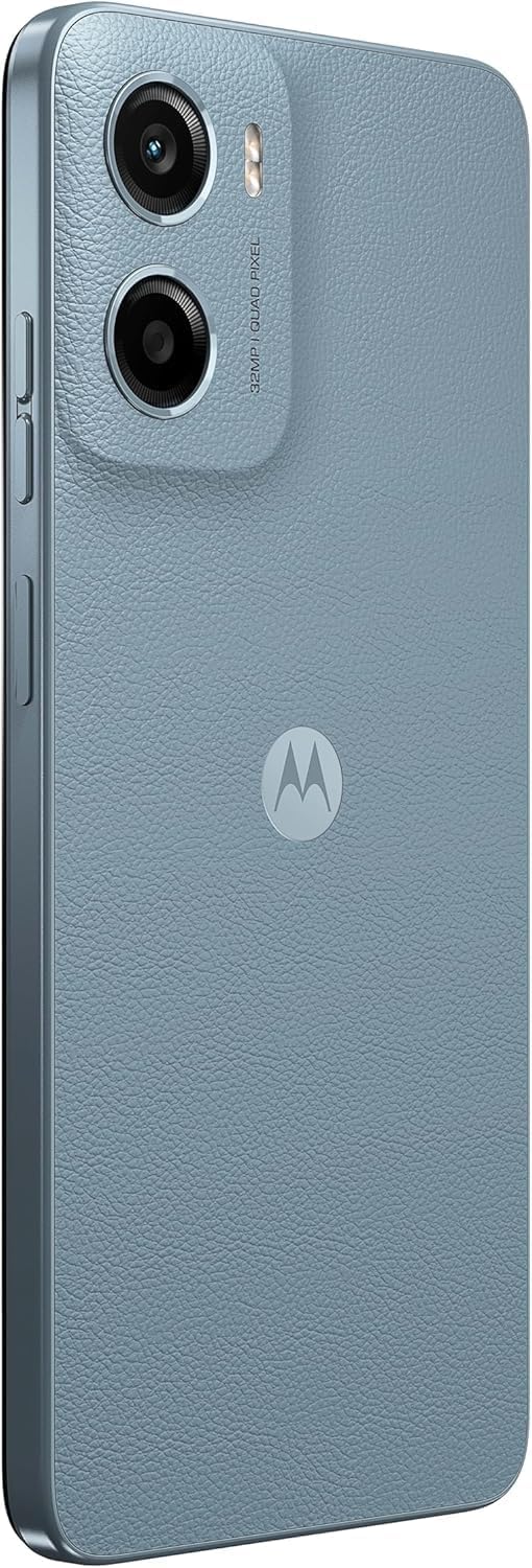 جوال موتورولا E15 4G، ذاكرة رام 2 جيجابايت، ذاكرة روم 64 جيجابايت، معالج ميديا تيك هيليو G81، شاشة LCD مقاس 6.67 بوصة، معدل تحديث 90 هرتز، لون أزرق ضبابي 16