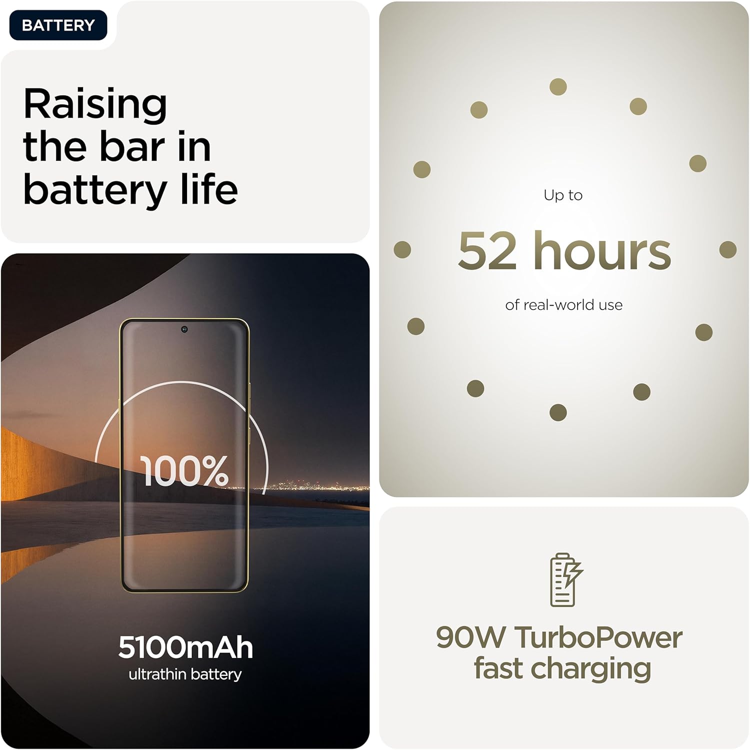 جوال سيجنتشر 5G بذاكرة رام 16+16 GB وذاكرة تخزين داخلية 512 GB وكاميرا بدقة 50 MP مع مثبت بصري للصورة بتصنيف DXO الذهبي وتبريد معدن سائل، شاشة اكستريم اموليد 6.8 بوصة 165Hz من موتورولا، لون زيتوني 16 717+wKNtszL. AC SL1500