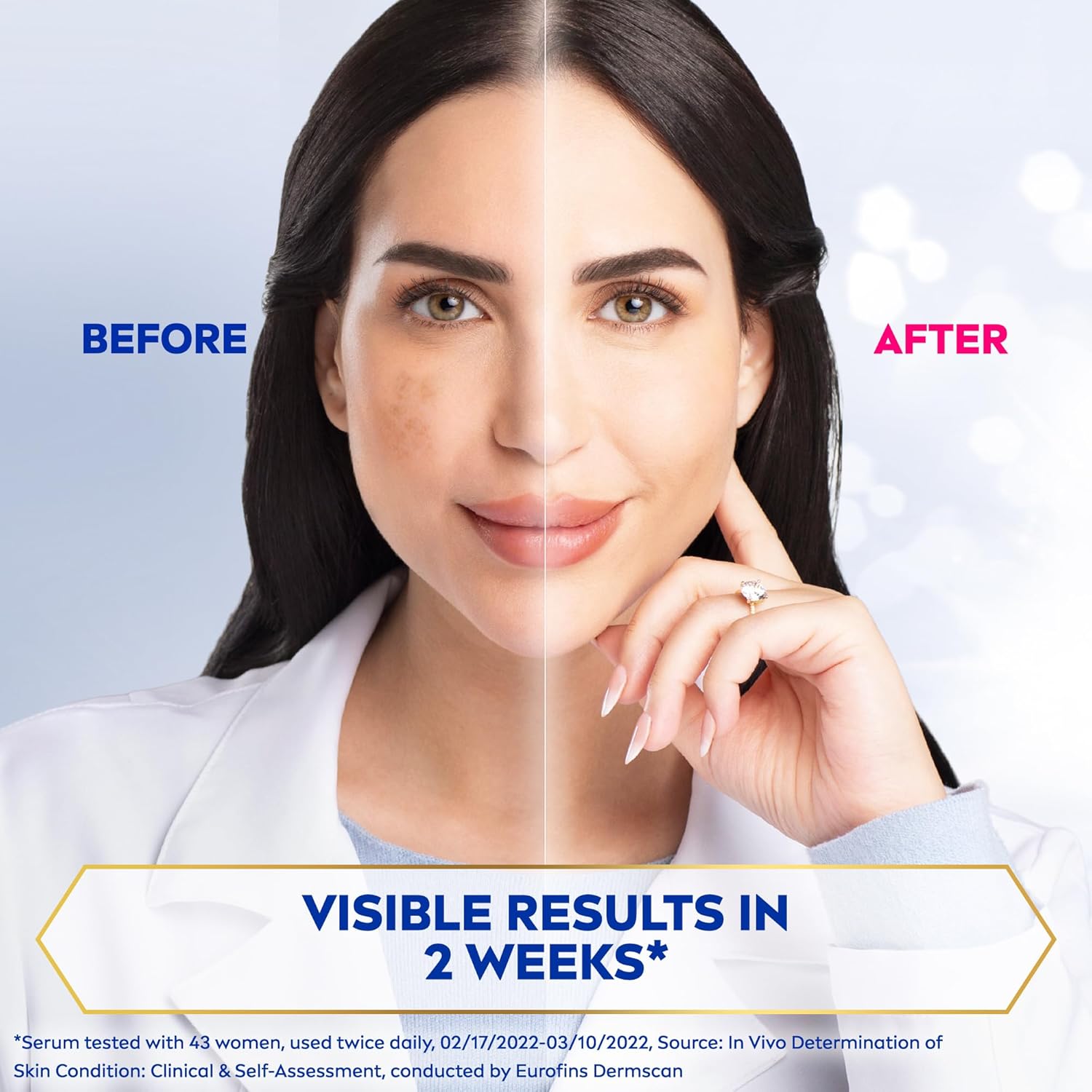 سيروم نيفيا لومينوس 630 المركز لتفتيح البشرة ومحاربة البقع الداكنة، لبشرة خالية من العيوب، مع حمض الهيالورونيك المرطب وفيتامين هـ، 30 مل 13 718trbd6X9L. AC SL1500