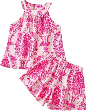 طقم ملابس للبنات من كيوتيكراز || طقم مكون من بلوزة وشورت للبنات