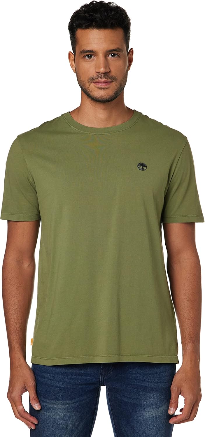 تيشيرت تي اف او باكمام قصيرة وقماش مصبوغ للرجال من تمبرلاند