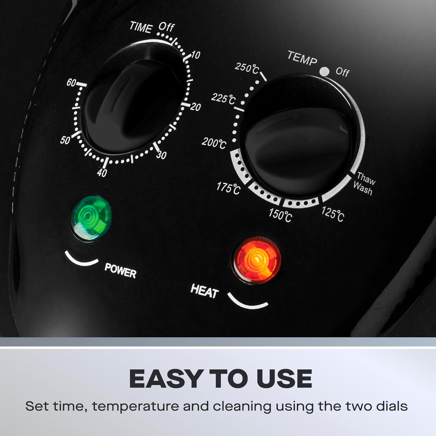 دايو مقلاة هوائية هالوجين 17 لتر مع حلقة تمديد، موديل 2025 - سعة عائلية كبيرة، تنظيف ذاتي، درجة حرارة ومؤقت قابلين للتعديل، تتضمن رفوف وسلال شبكية وملاقط وملحقات 12 71Jq5nCS0BL. AC SL1500