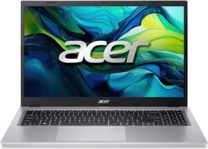 acer Aspire Go 15 AI Ready Laptop | 15.6" FHD IPS Display | AMD Ryzen 3 7320U | AMD Radeon 610M Graphics | 8GB LPDDR5 | 128GB PCIe SSD | Wi-Fi 6 | Windows 11 Home in S Mode | AG15-21P-R5YG