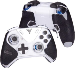 TALONGAMES Controller Grips Tape Compatible with FLYDIGI APEX 5, Anti-Slip, Sweat-Absorbent, Textured Skin kit, for Controllers Handle Grips, Buttons, Triggers (Classic Version - Black)