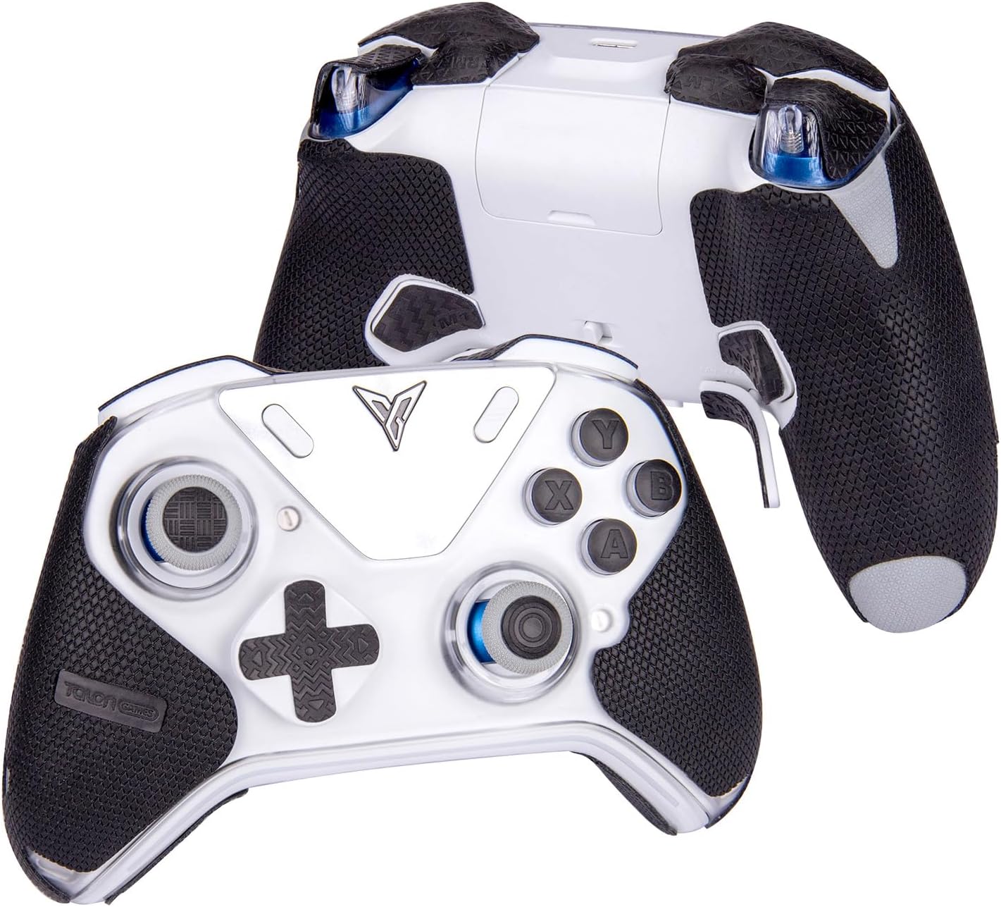 TALONGAMES Controller Grips Tape Compatible with FLYDIGI APEX 5, Anti-Slip, Sweat-Absorbent, Textured Skin kit, for Controllers Handle Grips, Buttons, Triggers (Classic Version - Black)