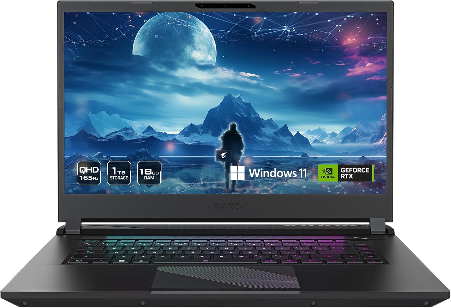 جيجابايت - لابتوب العاب اوروس 15 2024 - 165Hz 2560x1440 QHD - انفيديا جيفورس RTX 4060 - انتل الترا 7 155H - 1TB SSD مع 16GB DDR5 RAM - ويندوز 11 هوم ايه دي AORUS BKG-13US754SH 14 جيجابايت - لابتوب العاب اوروس 15 2024 - 165Hz 2560x1440 QHD - انفيديا جيفورس RTX 4060 - انتل الترا 7 155H - 1TB SSD مع 16GB DDR5 RAM - ويندوز 11 هوم ايه دي AORUS BKG-13US754SH