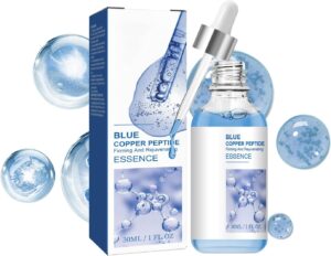 سيروم ببتيد لشد وتجديد شباب الوجه من بلو كوبر، خلاصة الببتيدات النحاسية، سيروم حمض الهيالورونيك، لبشرة ممتلئة ومشرقة، يرطب بعمق يدوم طويلا ويقلل الخطوط الدقيقة والتجاعيد