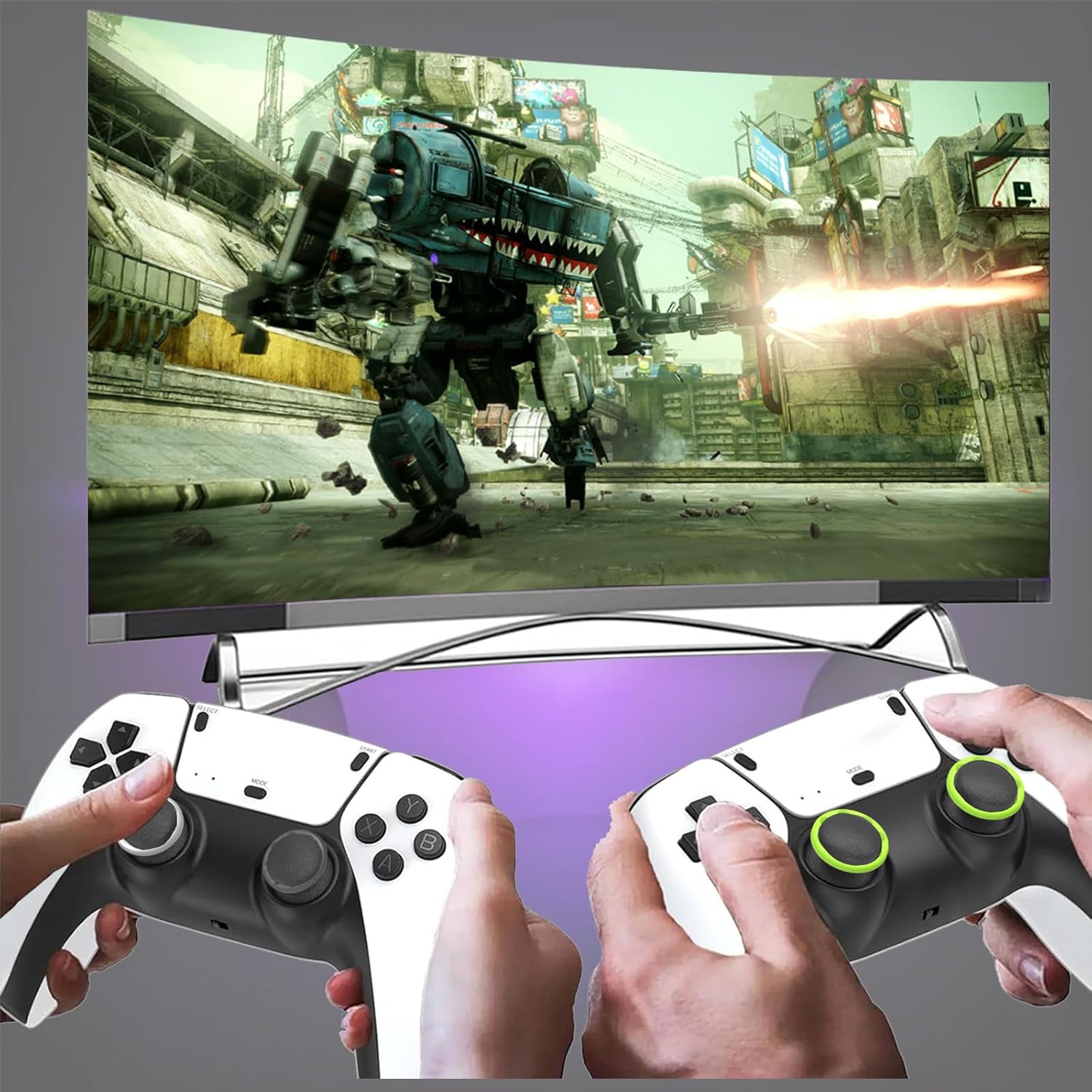 حلقة تحكم دقيقة لتعزيز التصويب متوافقة مع PS4/Playstation 5 وXbox 360 وXbox Series X/S وXbox One وسويتش برو سكوف من السيليكون الناعم للمساعدة في الحركة من بشيرماي، ملحقات حلقة شد 14 71YhDuR00XL. AC SL1500