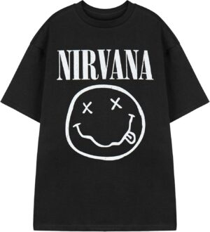 تي شيرت رجالي بشعار سمايلي للرجال والنساء للجنسين