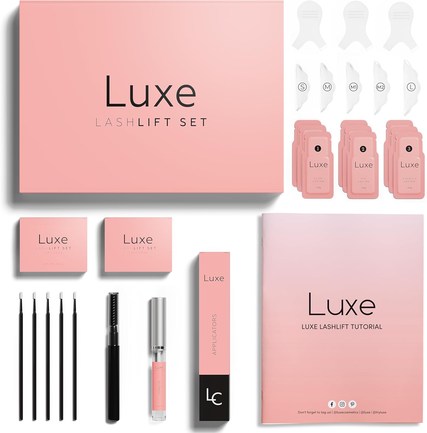 مجموعة رفع الرموش من لوكس كوزماتيكس - مجموعة كاملة لرفع الرموش - إصدار احترافي جديد - سهلة الاستخدام وذات لمسة نهائية طويلة الأمد - نتائج احترافية تصل إلى 8 أسابيع من المنزل - تتضمن 3 استخدامات 9 مجموعة رفع الرموش من لوكس كوزماتيكس - مجموعة كاملة لرفع الرموش - إصدار احترافي جديد - سهلة الاستخدام وذات لمسة نهائية طويلة الأمد - نتائج احترافية تصل إلى 8 أسابيع من المنزل - تتضمن 3 استخدامات