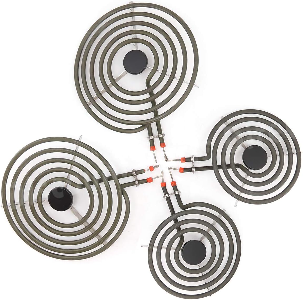 مجموعة عناصر موقد كهربائي MP22YA من دي بي دي، 4 قطع 2 × 6 انش MP15YA و2 × 8 انش MP21YA، متوافقة مع مواقد هاردويك وكينمور ومايتاج ونورج وويرلبول الكهربائية 15 71sjA4AtlGL. AC SL1200