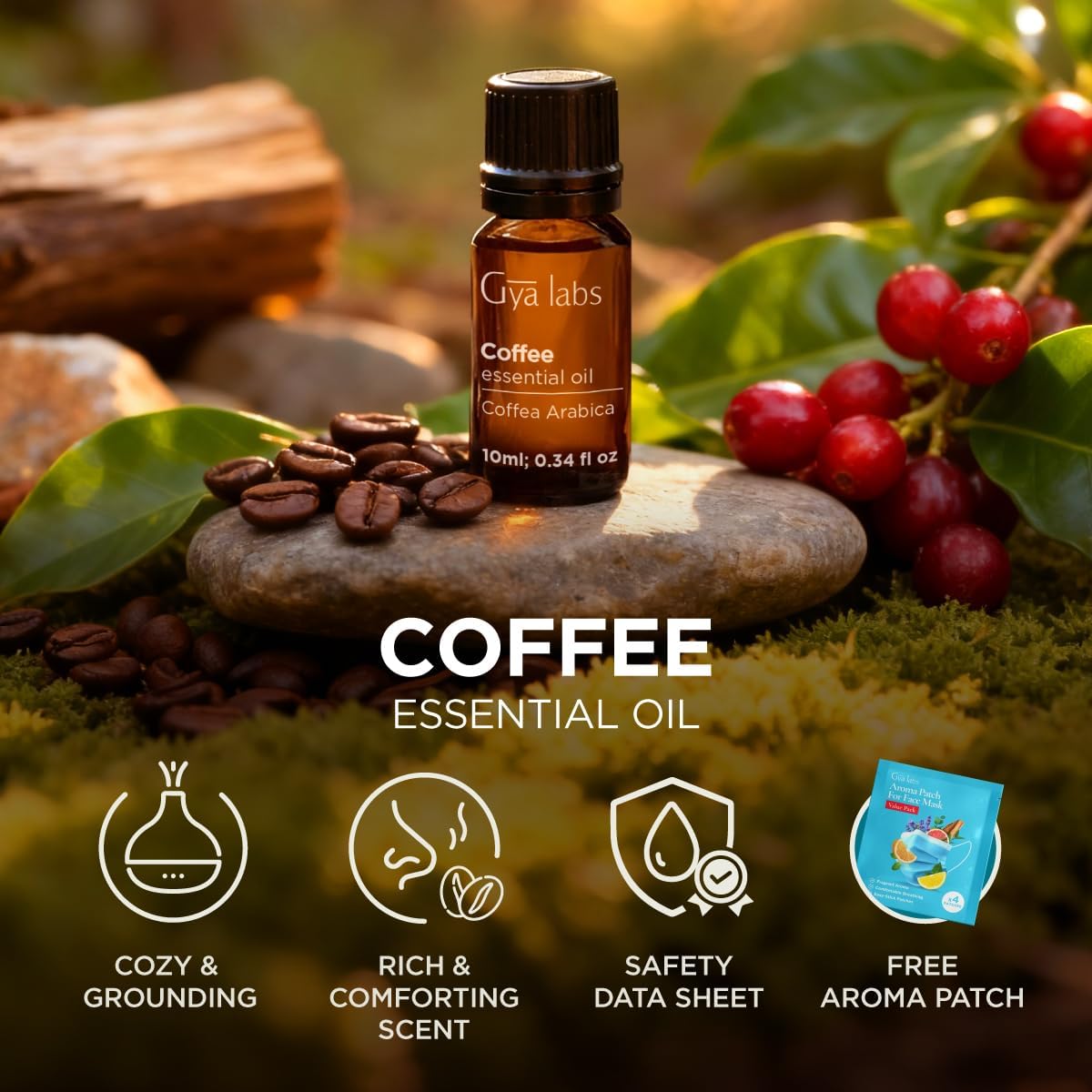 جيا لابس زيت القهوة العطري للبشرة (10 مل) - زيت قهوة نقي من الدرجة العلاجية - مثالي للعلاج العطري وتنشيط البشرة وتعزيز نمو الشعر - يستخدم في موزع الروائح او على البشرة والشعر 12 71wkjd+1heL. AC SL1200