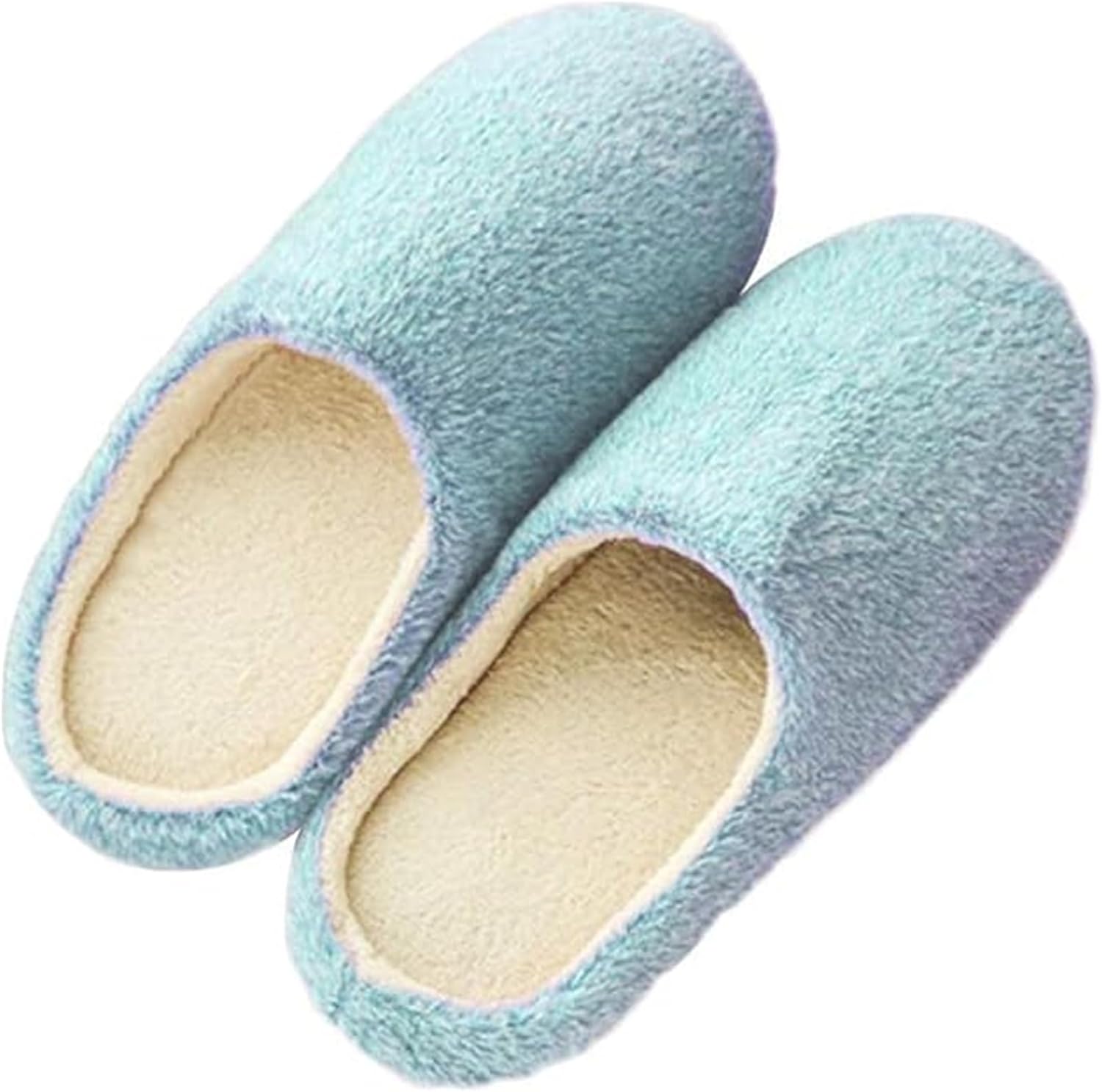 شبشب منزلي دافئ وناعم غير قابل للانزلاق للجنسين من هالامودو، حذاء داخلي بلون سادة لفصلي الخريف والشتاء