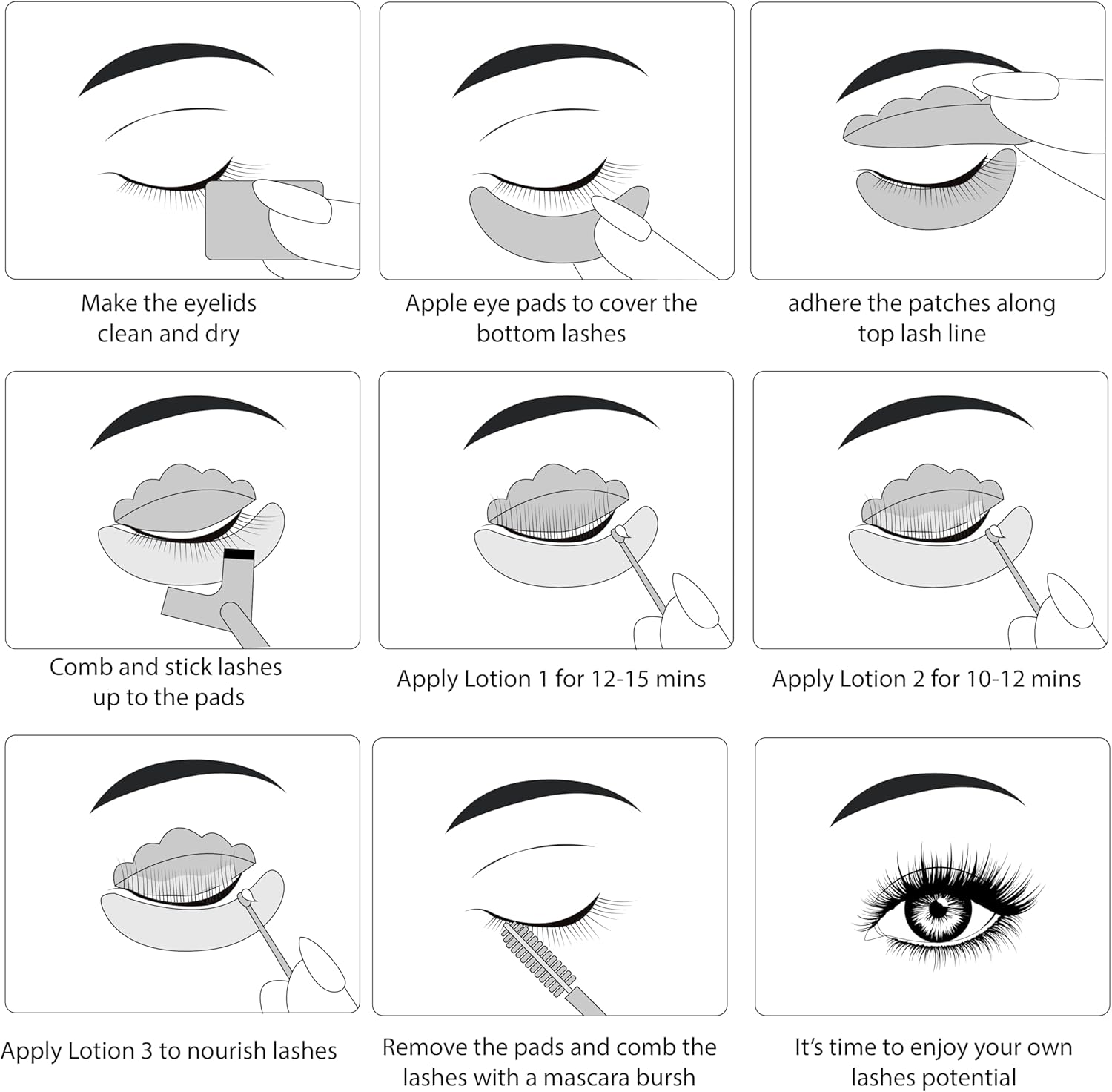 مجموعة رفع الرموش من لوكس كوزماتيكس - مجموعة كاملة لرفع الرموش - إصدار احترافي جديد - سهلة الاستخدام وذات لمسة نهائية طويلة الأمد - نتائج احترافية تصل إلى 8 أسابيع من المنزل - تتضمن 3 استخدامات 13 813cGUJuKKL. AC SL1500