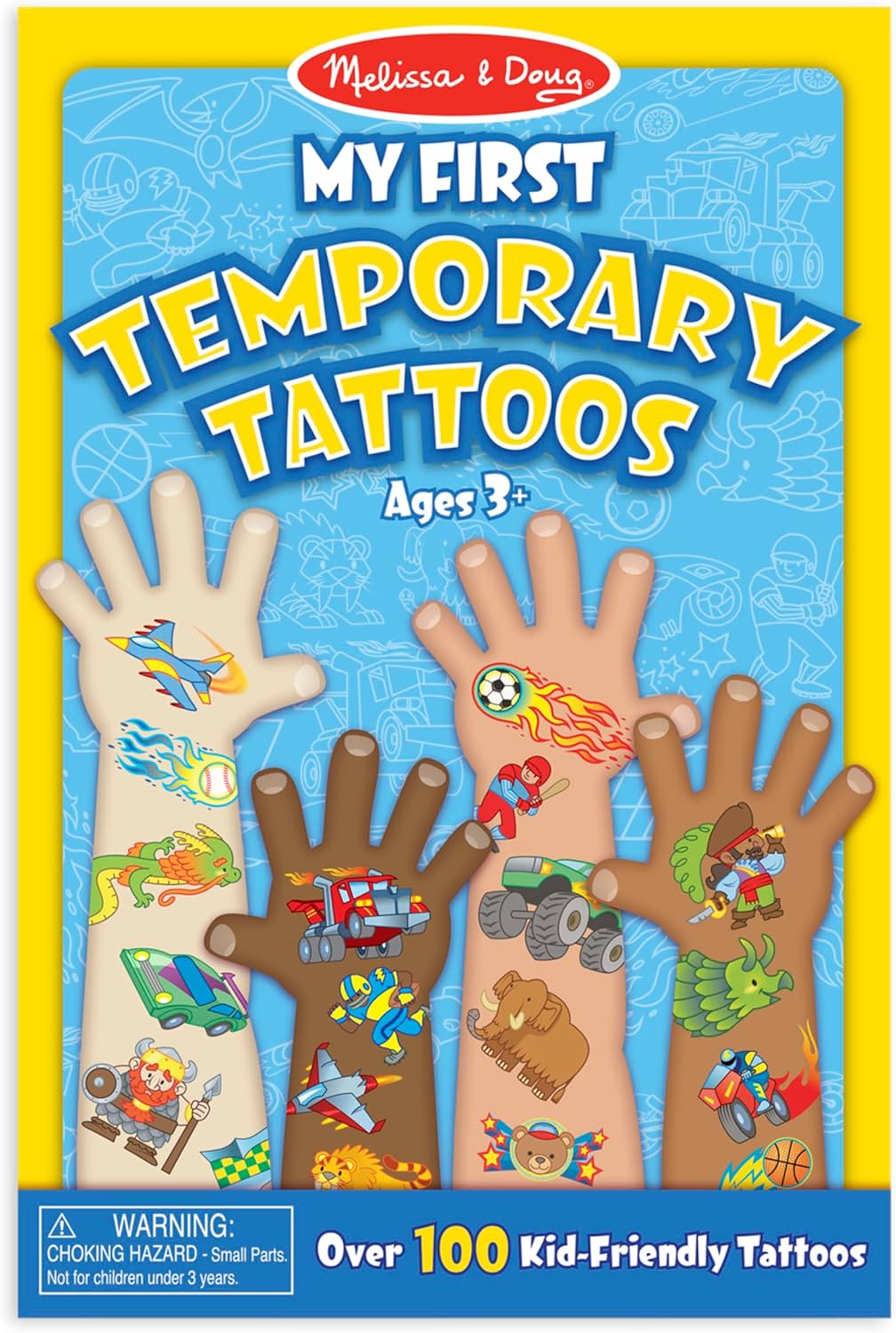 تاتو مؤقت من ميليسا اند دوغ - أزرق