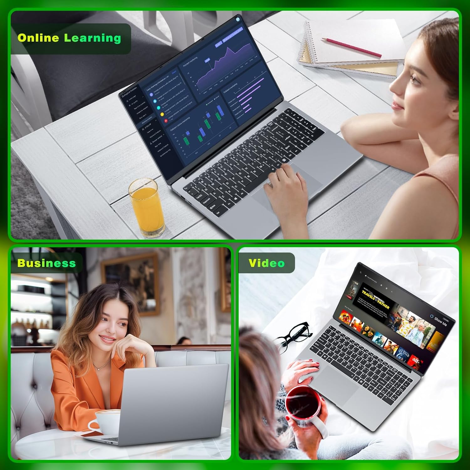 15.6 inch gaming laptop,N4000 Processor,8GB RAM 256GB SSD,Notebook Computers Laptops 1920x1080 Display,WiF5,Mini HDMI, win 11 pro,Laptops for Students,Business Work,gaming laptop cheap,portable gamer 10 816 wbtOGaL. AC SL1500