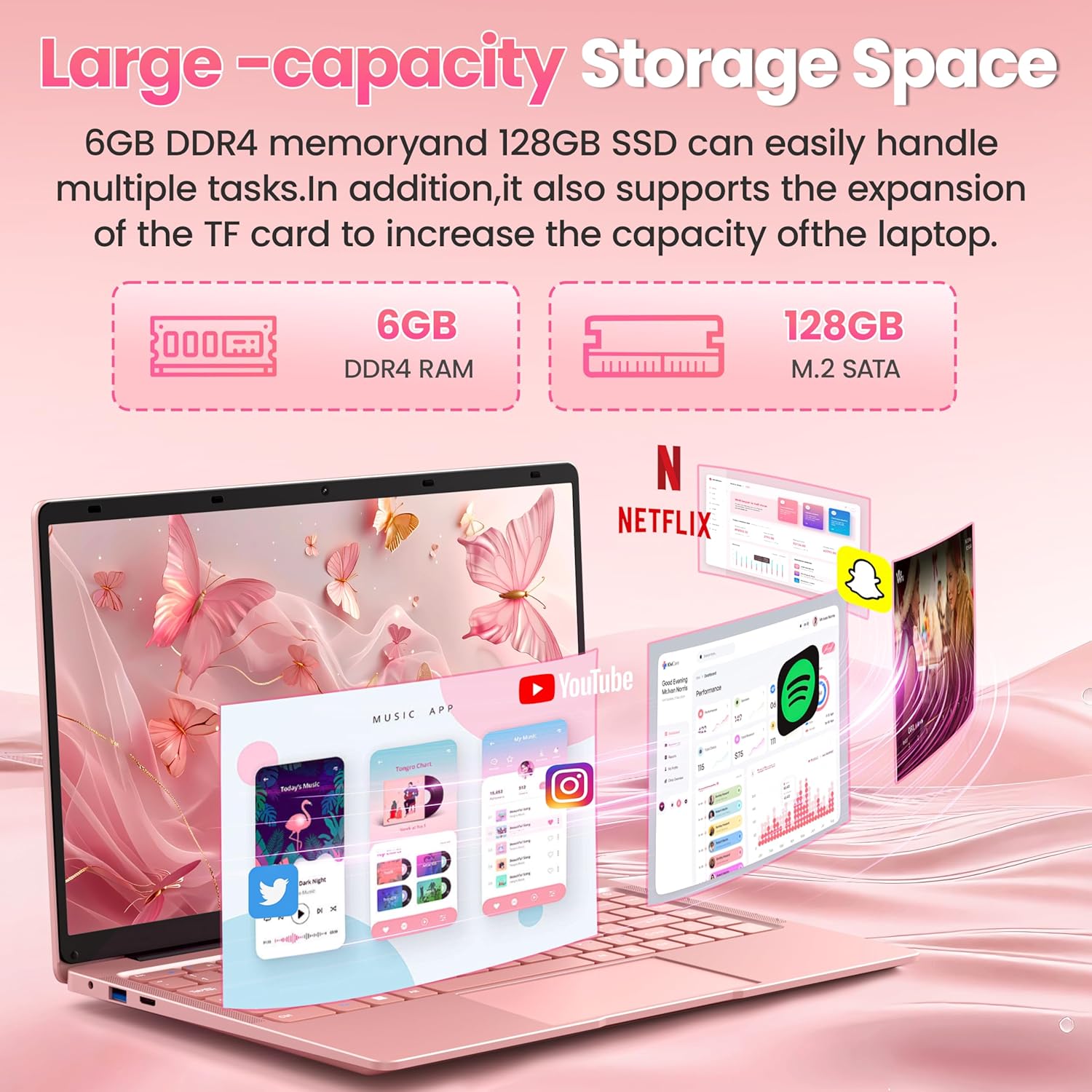 لابتوب من سفيكو، بمعالج إنتل، شاشة 14 إنش، وذاكرة رام 6 جيجابايت 11 81RnwgmtzrL. AC SL1500