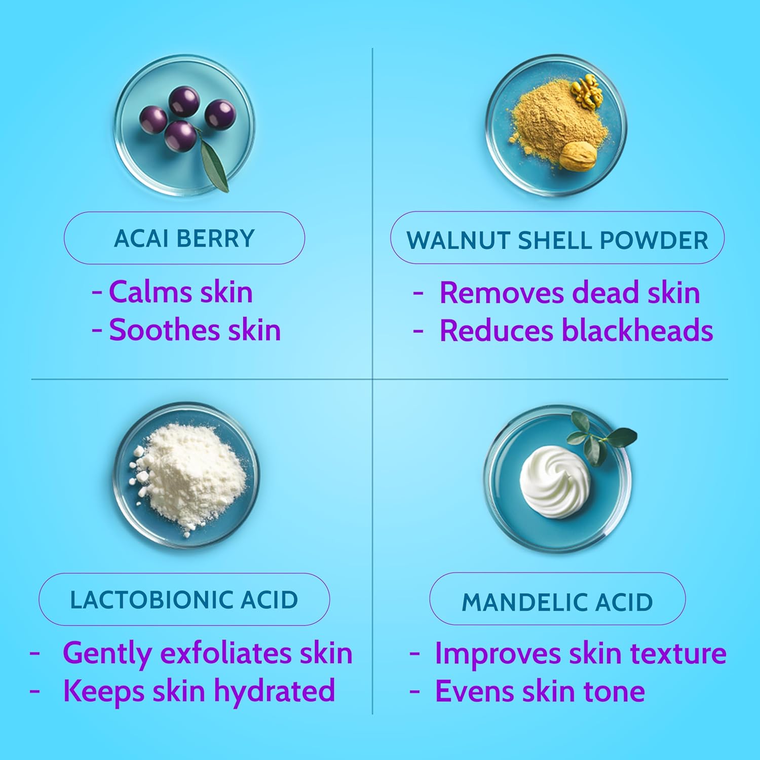 كيميست ات بلاي مقشر لطيف للوجه بحمض الماندليك والجوز | يزيل الجلد الميت والرؤوس السوداء البشرة الميتة يعطي توهجًا فوريًا الوجه للنساء والرجال 100 مل 12 81W2TXUVJgL. AC SL1500