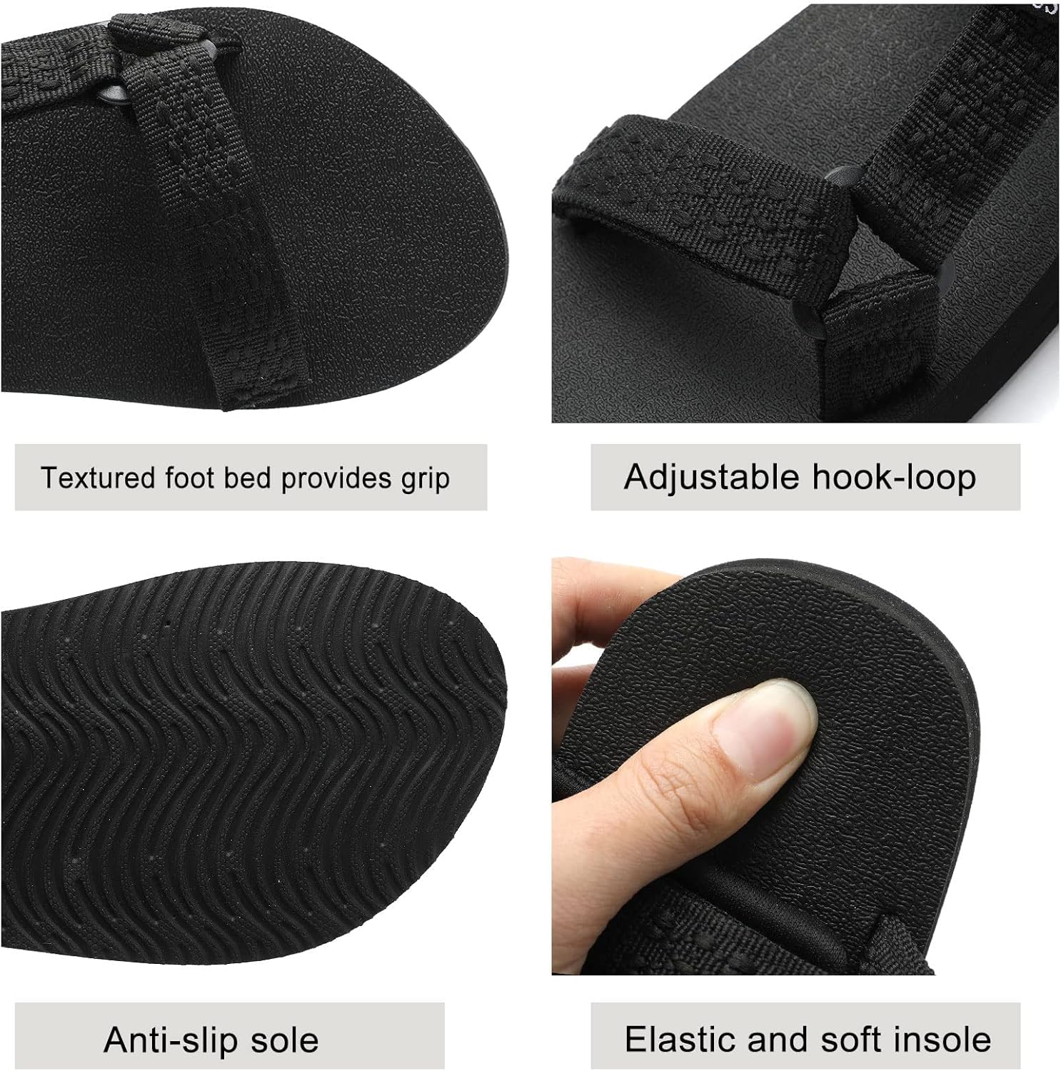 صندل رياضي للنساء من اوسيمين للمشي لمسافات طويلة بدعامة لقوس القدم ونعل داخلي لليوجا خفيف الوزن بتصميم كاجوال 9 81ZWTpzWAvL. AC SL1500