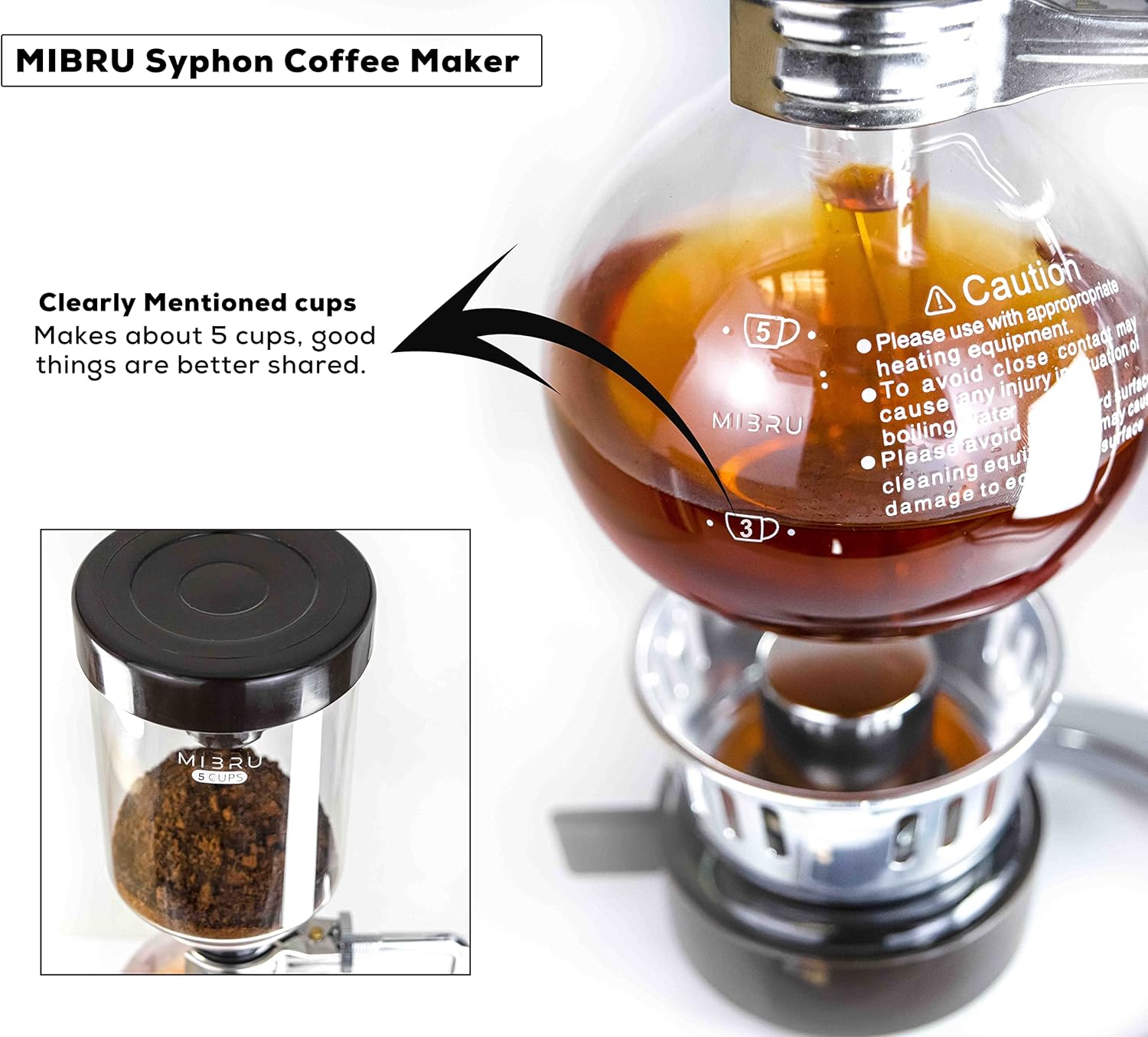 وعاء قهوة مفرغ من الهواء من ميبرو بسعة 5 أكواب، مصنوع من الزجاج الشفاف 16 81pY BZ1foL. AC SL1500