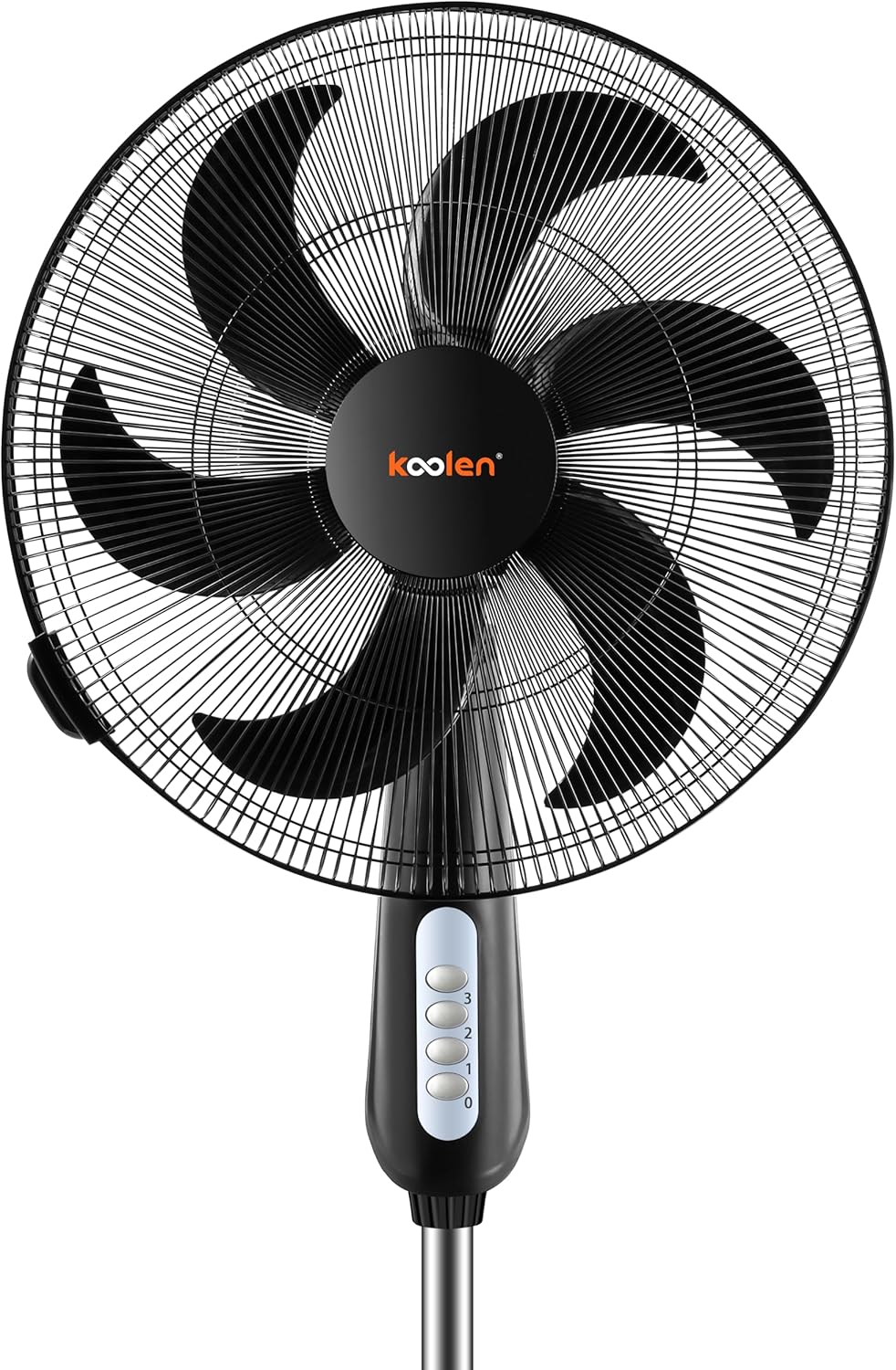 مروحة أرضية بقدرة 90W 46 سم من كولن، أسود 7 81s