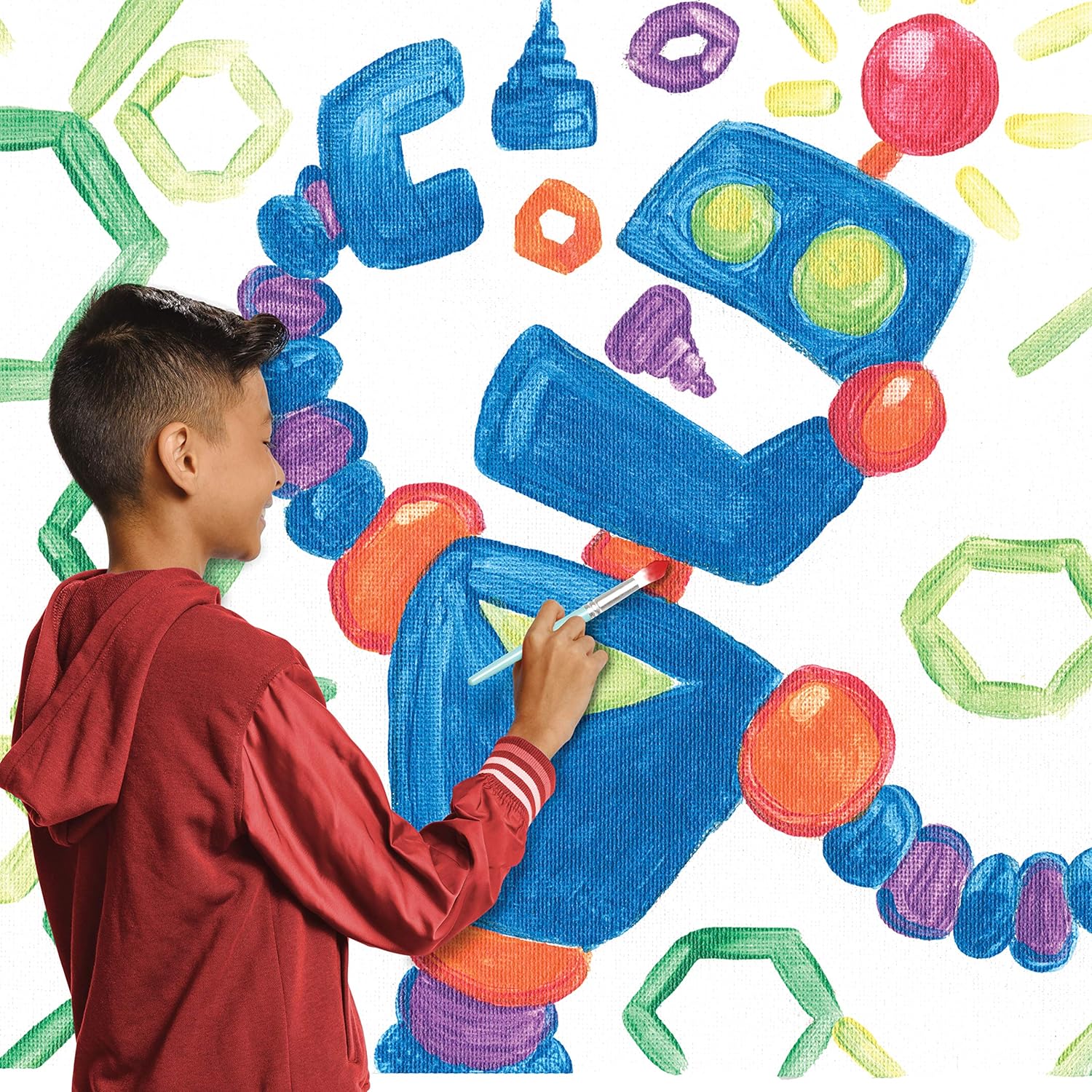 عبوات طلاء قابلة للغسل مع فرشاة، من كرايولا، أقلام تلوين، ألوان متعددة، 88.7 مل 11 A1EMyJ8IATL. AC SL1500