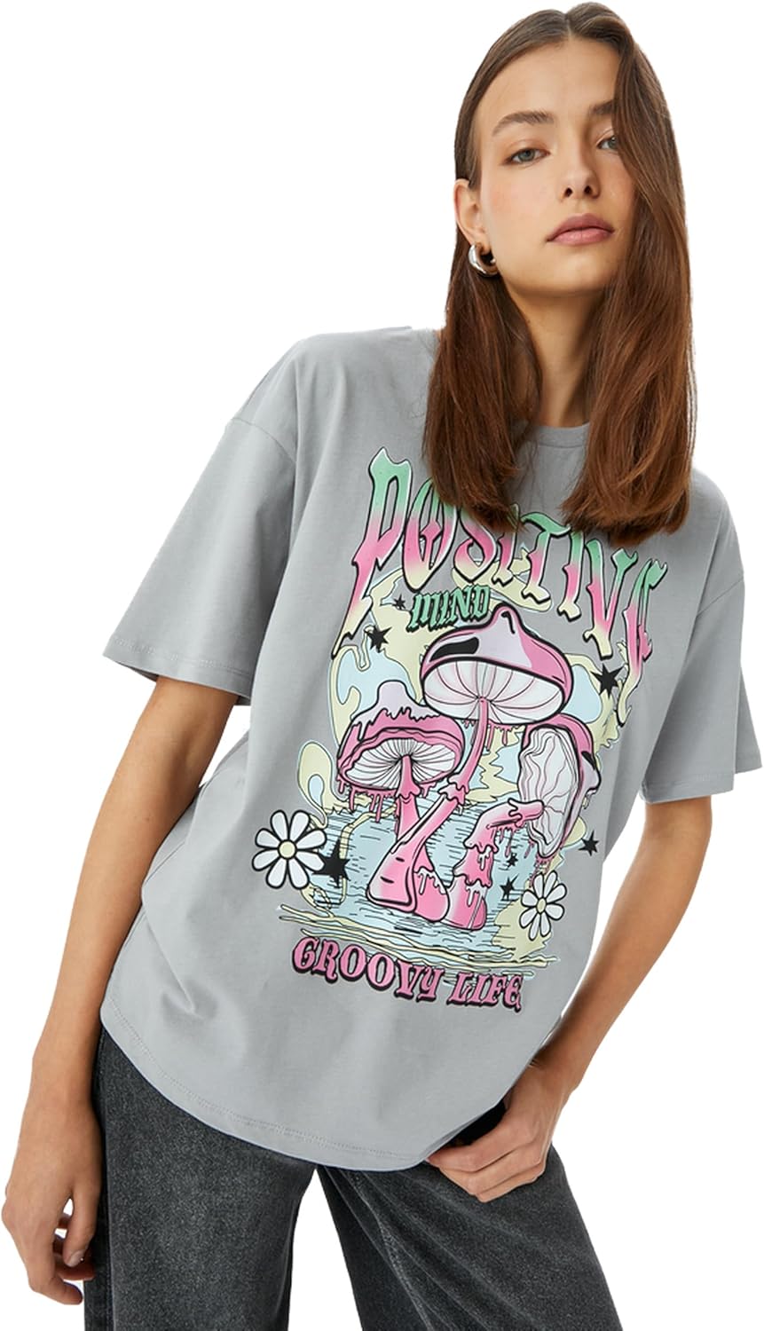 KOTON Womens Tshirt Tshirt