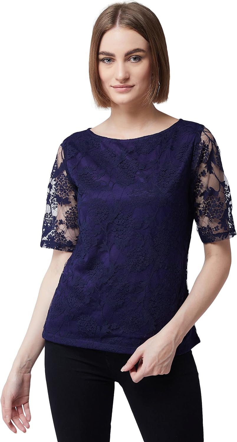 قميص للنساء بتصميم ورود بقصة ضيقة من ميس اوليف