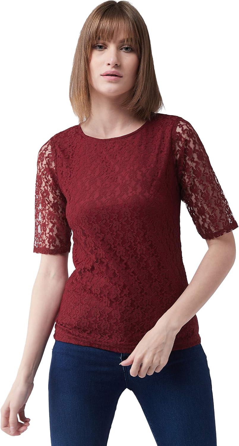 قميص نسائي مزركش بقصة عادية من ميس اوليف