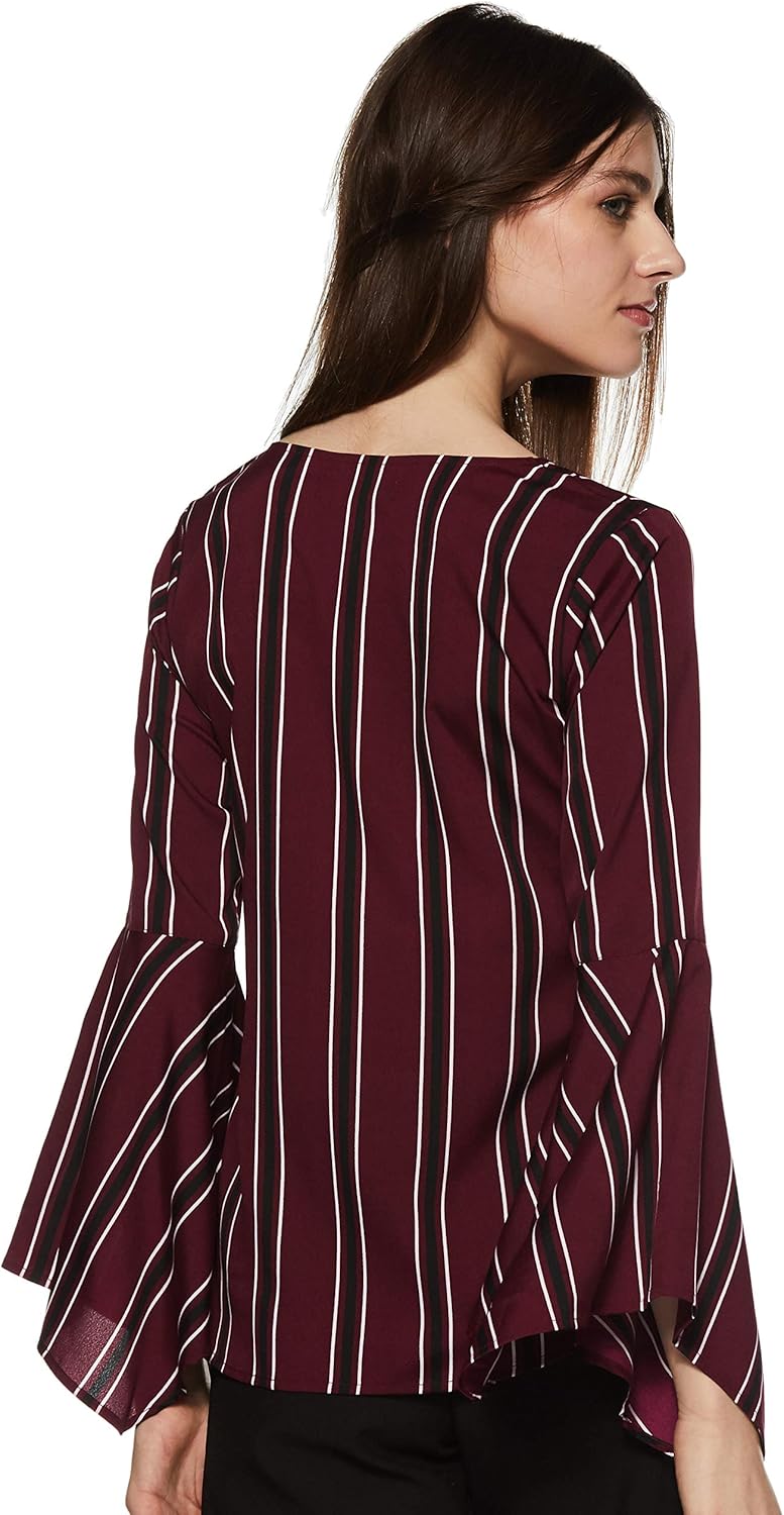 1772826992 بلوزة بقصة عادية سادة للنساء من كريف