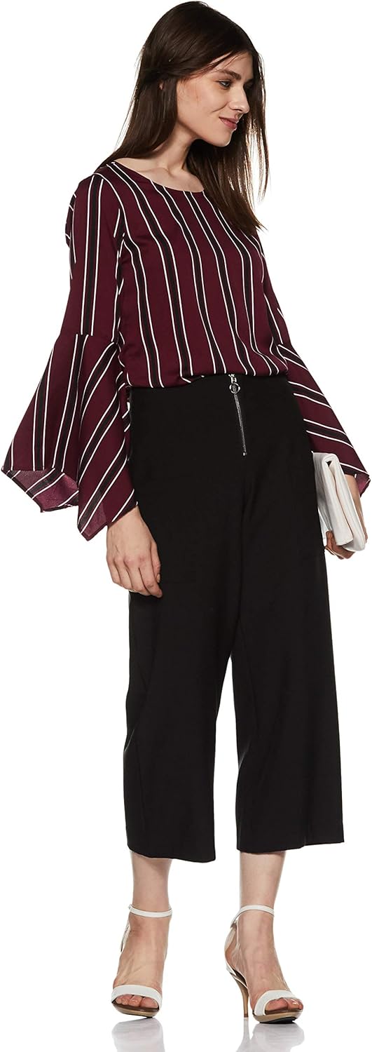 1772826997 بلوزة بقصة عادية سادة للنساء من كريف