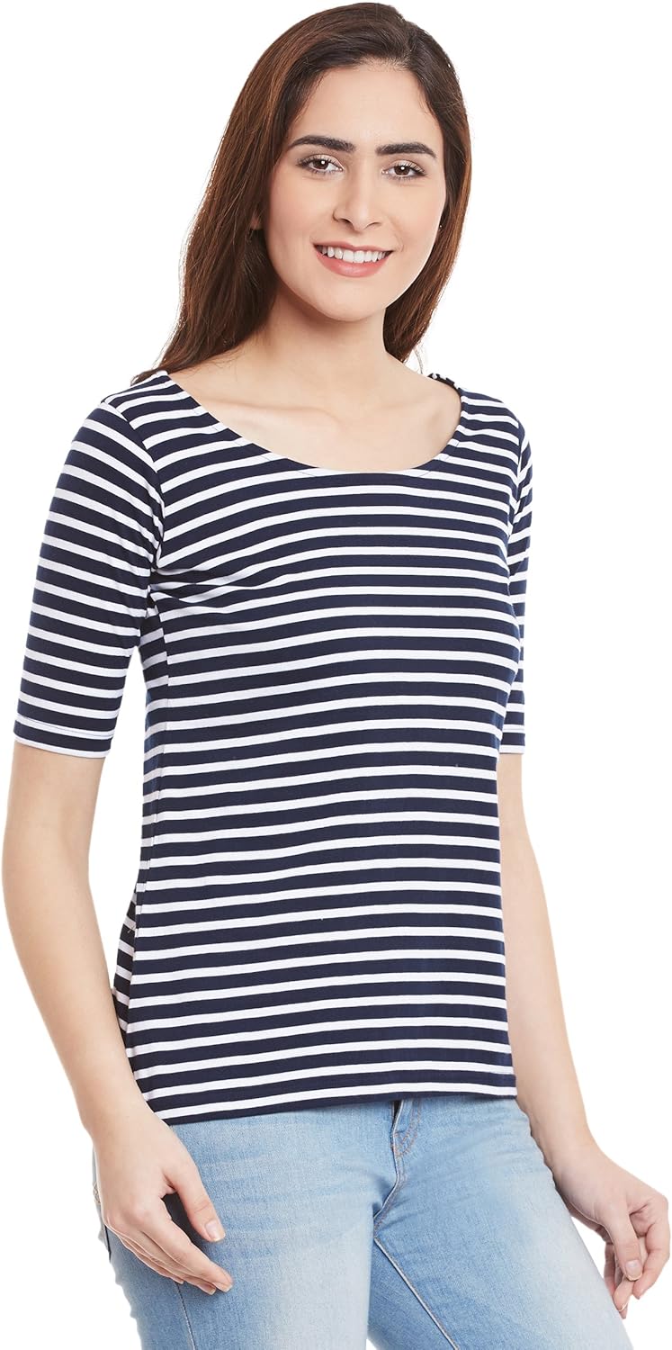 تي شيرت بمقاس مريح للنساء من ميس اوليف 3 تي شيرت بمقاس مريح للنساء من ميس اوليف - الصورة 3