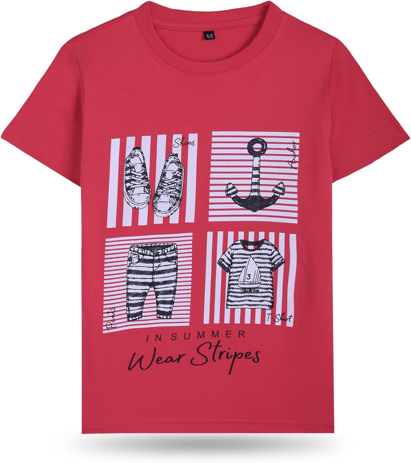 T2F Boys BYS-TSRT-17 T-Shirt (pack of 5) 5 T2F Boys BYS-TSRT-17 T-Shirt (pack of 5) - الصورة 5