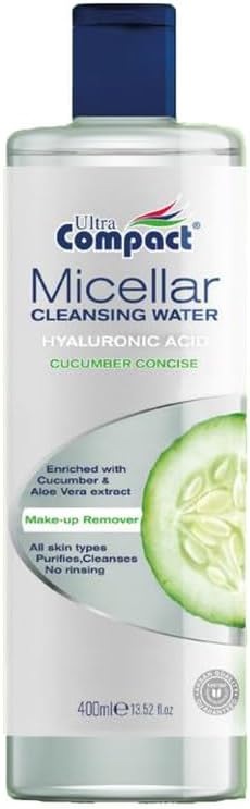 ماء منظف مكياج ميسيلار مضغوط للغاية: تركيبة مرطبة - 400 مل