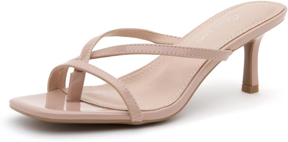 شو لاند حذاء ستيليتو بكعب منخفض مفتوح عند الاصابع للنساء من تارسي، سهل الارتداء للعطلات والحفلات الراقصة والزفاف 8 شو لاند حذاء ستيليتو بكعب منخفض مفتوح عند الاصابع للنساء من تارسي، سهل الارتداء للعطلات والحفلات الراقصة والزفاف