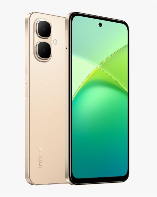 موبايل انفنيكس سمارت 10 ثنائي شرائح الاتصال بذاكرة رام 3 جيجابايت وذاكرة داخلية 64 جيجابايت الجيل الرابع - اصدار الشرق الاوسط (ذهبي توايلايت)