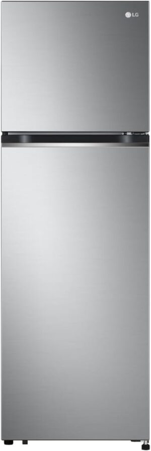 ال جي ثلاجة بابين، مقاس 9.3 قدم ، 264 لتر ،مقبض مجوف ، انفرتر كمبروسور ، فيتنامي، فضي - LT11CBBSIV