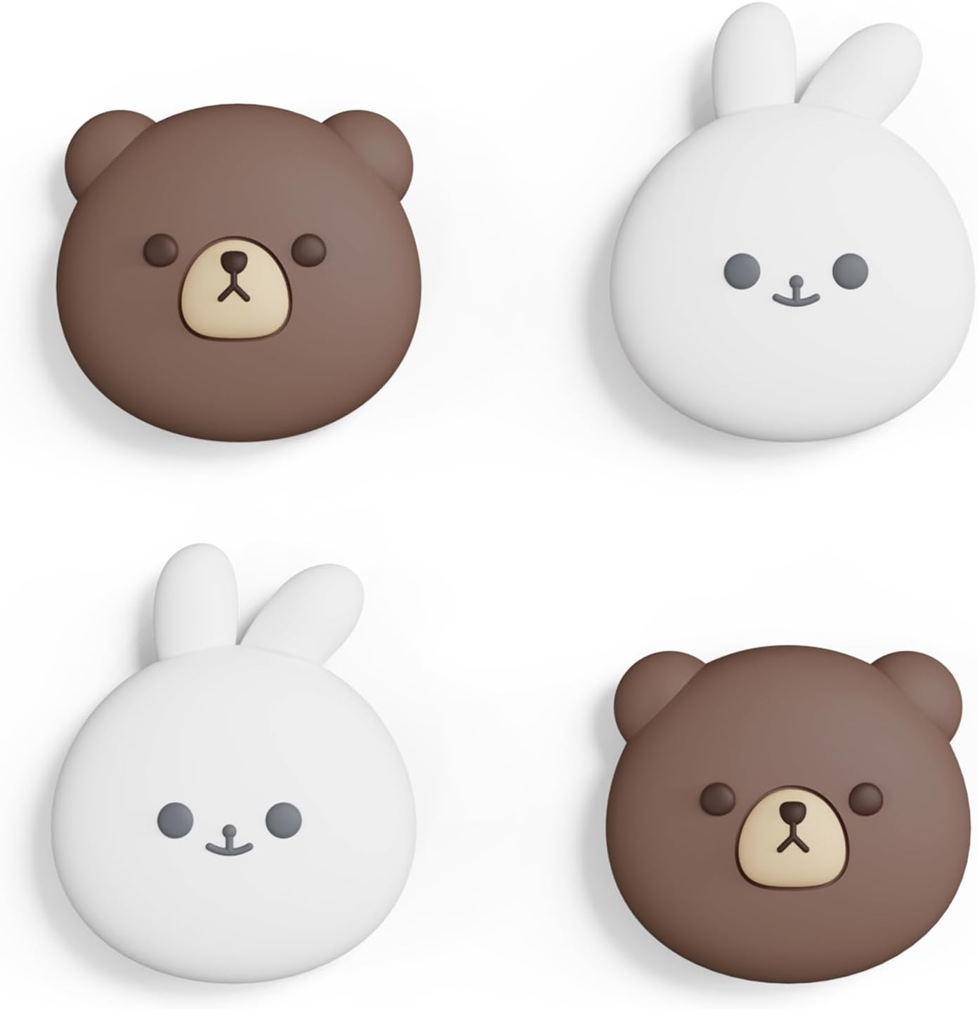 بلاي فيتال اغطية مقابض ابهام لطيفة لذراع تحكم بلاي ستيشن 5/4، اغطية عصا انالوج من السيليكون لجهاز Xbox Series X/S، اغطية عصا الابهام لذراع التحكم سويتش برو - دب السمين والارنب المبتسم 8 بلاي فيتال اغطية مقابض ابهام لطيفة لذراع تحكم بلاي ستيشن 5/4، اغطية عصا انالوج من السيليكون لجهاز Xbox Series X/S، اغطية عصا الابهام لذراع التحكم سويتش برو - دب السمين والارنب المبتسم - الصورة 8