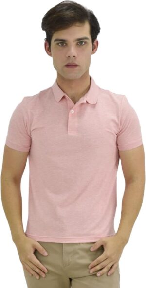 تي شيرت بولو للرجال من جيوردانو، بلون سادة